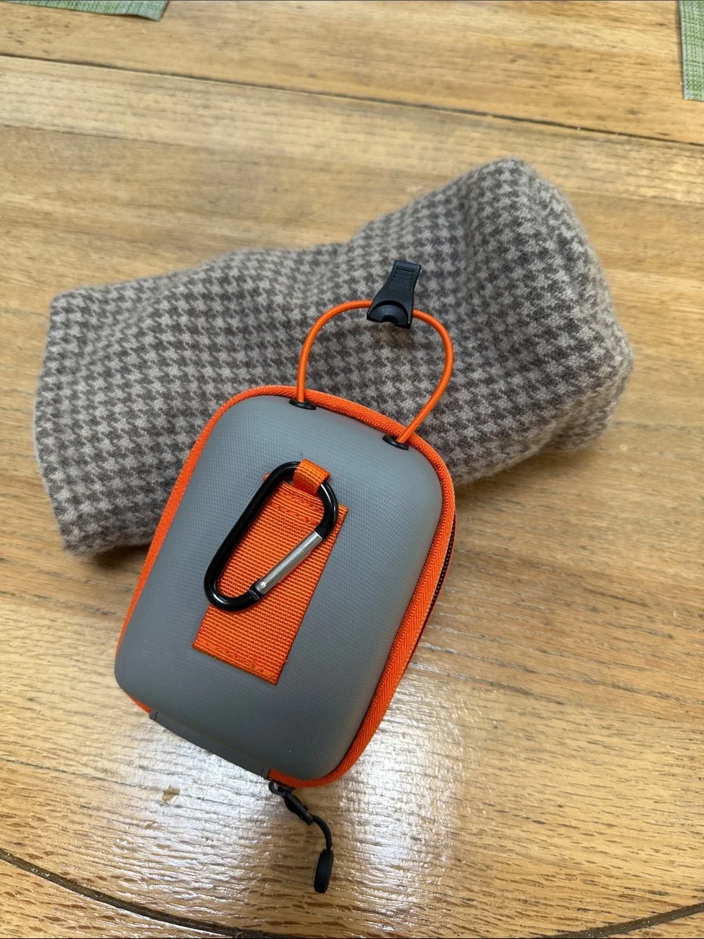 Gray Case with Orange Trim - Protective Travel Pouch for golfing